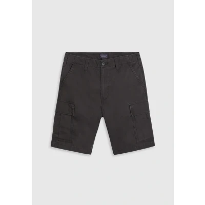Afbeelding van Levi&#039;s heren Carrier loose fit korte cargobroek met klepzakken in de kleur Zwart, maat: 29
