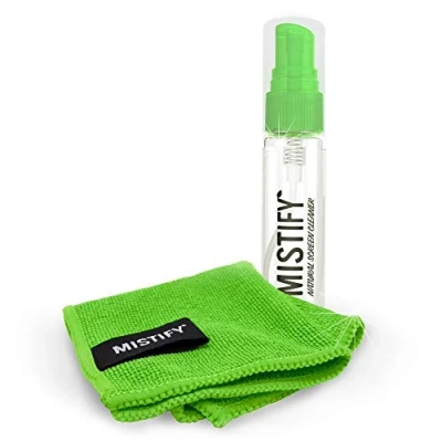 Afbeelding van Mistify 40 ml Natuurlijke schermreiniger en microvezeldoek [Smartphones Tablets Laptops Touchscreen Toetsenborden Oleophoebic Smartwatch LED LCD TV 4K]