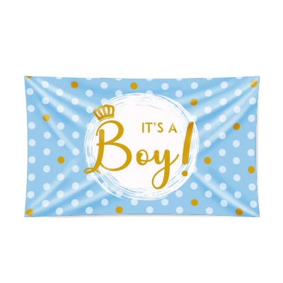 Afbeelding van Gevelvlag It&#039;s a Boy XXL 150x90cm