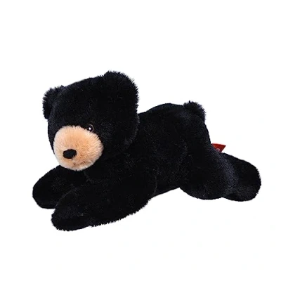 Afbeelding van Wild Republic knuffel zwarte beer Ecokins Mini junior 20 cm pluche zwart