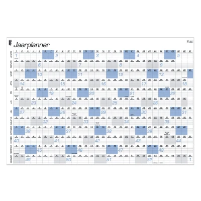 Afbeelding van Jaarplankalender 2024 Quantore A1 84x57cm
