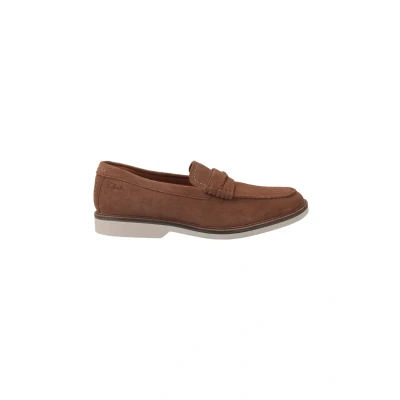 Afbeelding van Clarks Atticus Lt Slip Loafer voor heren, Cola Suede, 41.5 EU