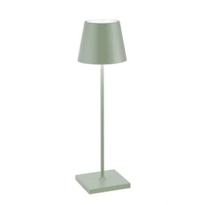 Afbeelding van Zafferano Poldina Pro hoog Tafellamp Sage Groen 38cm