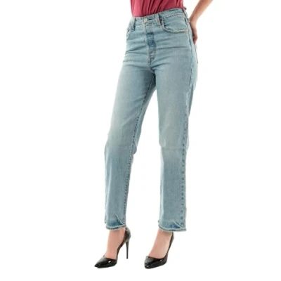 Afbeelding van Levi&#039;s Ribcage Straight Ankle Jeans voor dames, Let&#039;s Share, 26W / 31L