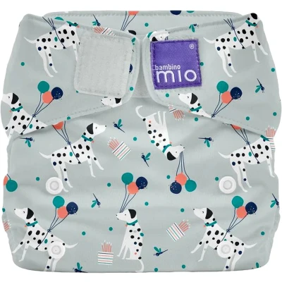 Afbeelding van Bambino Mio, mioduo wasbare luier overbroekje, puppy pootjes, maat 1 (