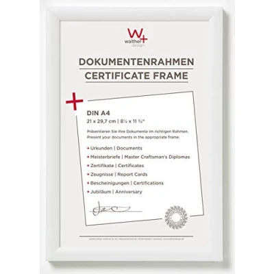 Afbeelding van Walther Design Trendstyle Kunststof Fotolijst 21x29,7cm A4 Wit