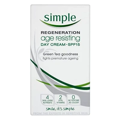 Afbeelding van Simple Kind to Skin Regeneration Age Resisting Dagcrème, 50 ml