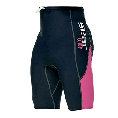 Afbeelding van Seac RAA Pant Evo Lady UV rashguard shorts voor zwemmen en snorkelen Roze/blauw M