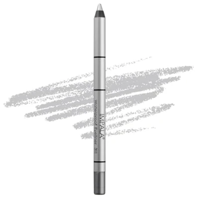 Afbeelding van Impala Romig en waterdicht oogpotlood kleur 311 zilver gedefinieerde contour of rokerig effect dichte romige textuur eenvoudig aan te brengen glanzende kleur, duurzaam