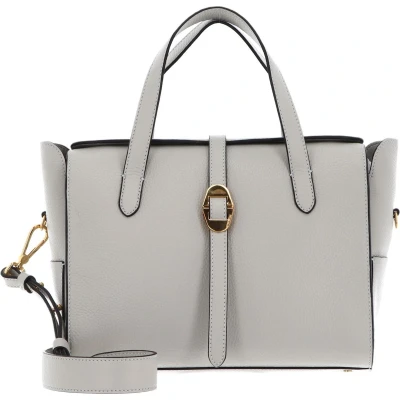 Afbeelding van Coccinelle Leren Handtas Schoudertas Cosima Handbag Gelso Beige
