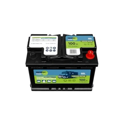 Afbeelding van Energy Tank Autoaccu 100 Ah 12 V efficiënte accu gel lange levensduur autogelaccu caravan
