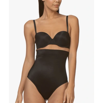 Afbeelding van SPANX dames Suit Your Fancy naadloze corrigerende string in de kleur Zwart, maat: L