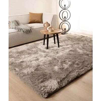 Afbeelding van Shaggy Vloerkleed Meadow Grijs 80x150 Cm