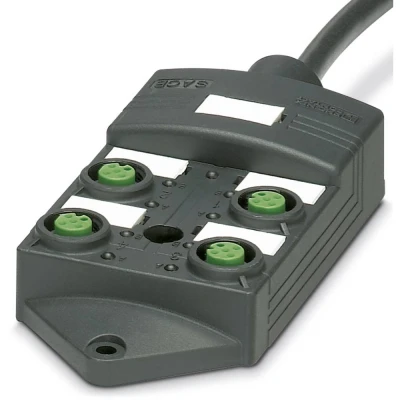 Afbeelding van Phoenix Contact SACB 4/ 8 5,0PUR SCO P 1452424 Passieve sensor/actorbox M12 verdeler met kunstof schroefdraad 1 stuk(s)