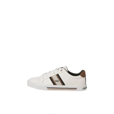 Afbeelding van JACK &amp; JONES Jfwgorgon Canvas Sn Sneakers voor heren, wit (bright white), 40 EU
