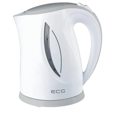 Afbeelding van Electro Center kunststof waterkoker, 1.7 liter, wit grijs, 2000W