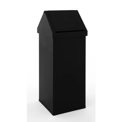 Afbeelding van Afvalbak 110ltr Carro Swing tuimeldeksel zwart
