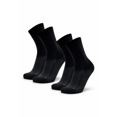 Afbeelding van DANISH ENDURANCE Steunsokken voor Hielspoor (Plantaire Fasciitis), Functionele Sokken Neuropathie, 2 Pack Zwart/Grijs 43 47