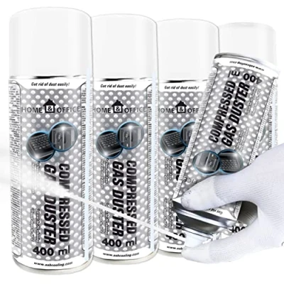 Afbeelding van AABCOOLING pack of 4 Home&amp;Office Gas Duster Freezing Spray 400ml K5, Fluids, Component Freezer, Freezes Down to 50*C, Multipurpose Tool Engine Cleaners, Automotive NL