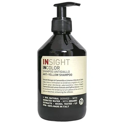 Afbeelding van Insight Incolor Anti Yellow Shampoo 400 ml zilvershampoo