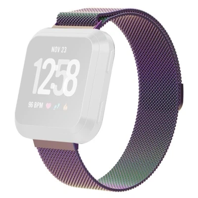 Afbeelding van Fitbit Versa 1 / 2 &amp; Lite milanese bandje Maat: Small Multicolor