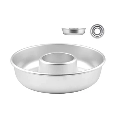 Afbeelding van Pentole Agnelli COAL3722 donut vorm met buis, aluminium, zilverkleurig, 22 cm