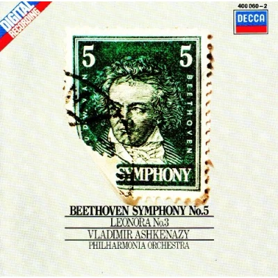 Afbeelding van Beethoven, Philharmonia Orchestra, Vladimir Ashkenazy Symphony No. 5 / &quot;Leonore&quot; 3