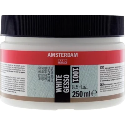 Afbeelding van Amsterdam Witte Gesso, Fles Van 250 Ml Verf