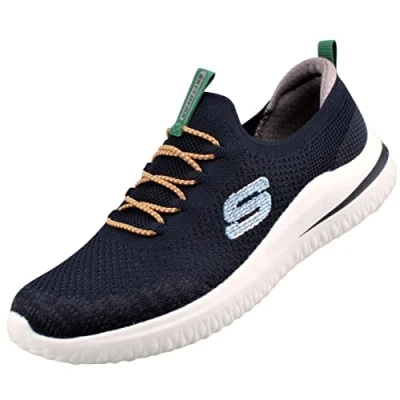 Afbeelding van Skechers Go Walk Flex heren wandelschoenen zwart wit Maat 43
