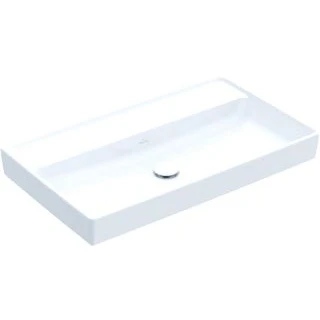 Afbeelding van Villeroy &amp; Boch Collaro meubelwastafel wit ceramic+ (80 x 47 cm)