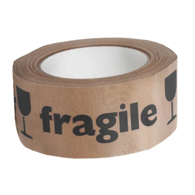 Afbeelding van Waarschuwingstape IEZZY 50mmx50m 80p gerecycled papier br/zw