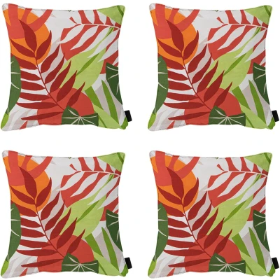 Afbeelding van Madison Sierkussen 50x50 met paspel Iven terra 4 stuks