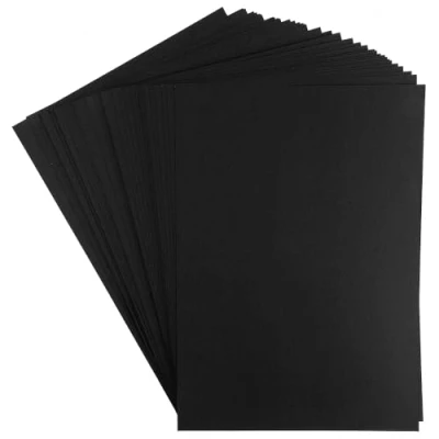 Afbeelding van Ideen mit Herz Premium karton Fotokarton DIN A4 (zwart 220 g/m² 50 stuks)