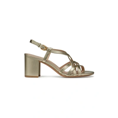 Afbeelding van Geox D Virnilisa S Sandalen, Dames, Maat: 38, Light gold Leer