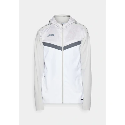 Afbeelding van JAKO Kapuzenjacke Iconic Trainingsvest, Heren, Maat: 44, Weiß/soft grey/anthra light