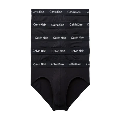 Afbeelding van Calvin Klein Underwear Stretch HIP Brief 5 PACK Slip, Heren, Maat: Small, Black