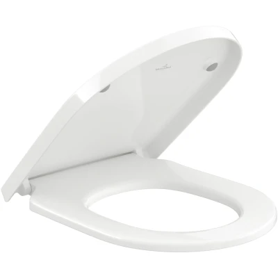 Afbeelding van Villeroy &amp; Boch Subway 3.0 toiletzitting Ovaal, met QuickRelease en
