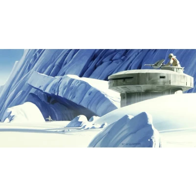 Afbeelding van Komar Vliesbehang Star Wars Classic RMQ Hoth echo Base (set)