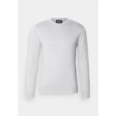 Afbeelding van Scotch &amp; Soda CORE Crewneck Trui, Heren, Maat: Medium, Grey melange