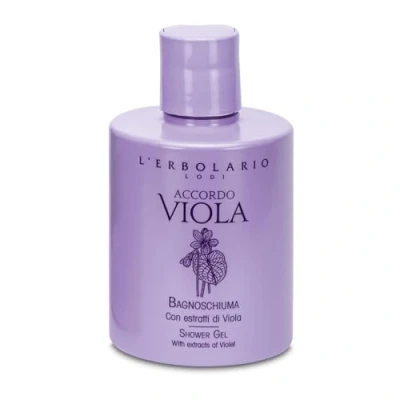 Afbeelding van L&#039;Erbolario Accordo Viola bad en douchegel, per stuk (1 x 300 ml)