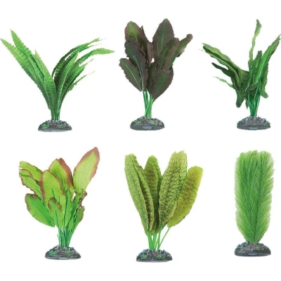 Afbeelding van Flamingo Aquarium plant zijde congo decoratie Willekeurig 9 cm