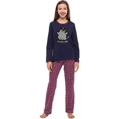 Afbeelding van Merry Style Meisjes Jongens Pyjama MS10 192 (Melange/Geruit, 176)