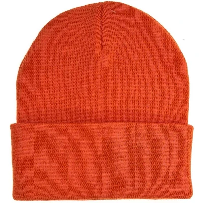 Afbeelding van Muts met Rand Beanie Acryl One Size Oranje