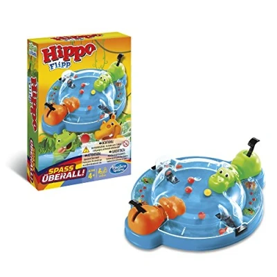 Afbeelding van Hasbro B1001103 reisspel Eat Hippo, Duitse versie