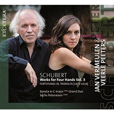 Afbeelding van Jan Vermeulen &amp; Veerle Peeters Schubert: Works For 4 Hands Vol. 3 (CD)