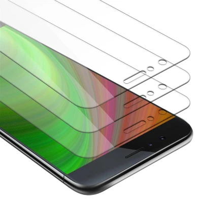 Afbeelding van Cadorabo 3x Screenprotector geschikt voor Honor 8 / PREMIUM in KRISTALHELDER Tempered Display Pantser Film