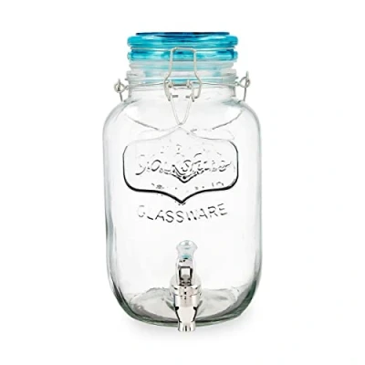 Afbeelding van Quid Viba Drankdispenser met deksel, 4 l, transparant