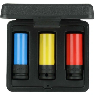 Afbeelding van Gedore red Slagmoerdopsleutelset met Beschermhuls 1/2 Inch 3 delig