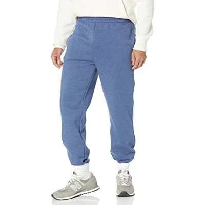 Afbeelding van Amazon Essentials Men&#039;s Fleece joggingbroek met gesloten manchetten (verkrijgbaar in grote en lange maten), Heideblauw, S