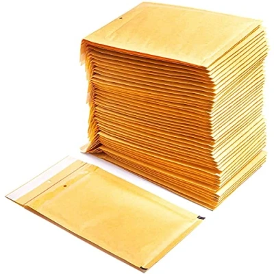 Afbeelding van Sobres Acolchados de Papel Burbuja Interior Polietileno, Color Marrón, Bolsas para Envíos con Capacidad Albergar Documentos Ofituria (20 Sobres, 230 x 340 mm)